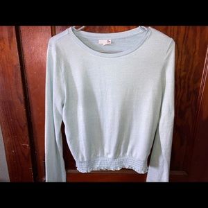light blue long sleeve T-Shirt